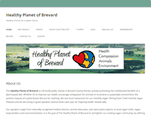 Tablet Screenshot of healthyplanetofbrevard.com